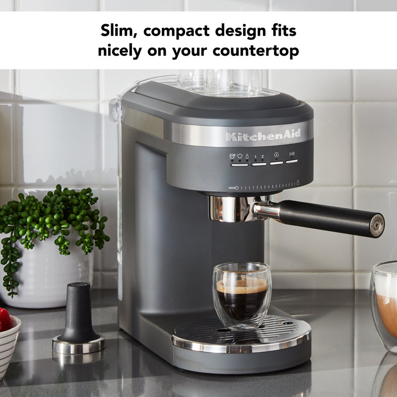 KitchenAid SemiAutomatic Espresso Machine & Reviews Wayfair